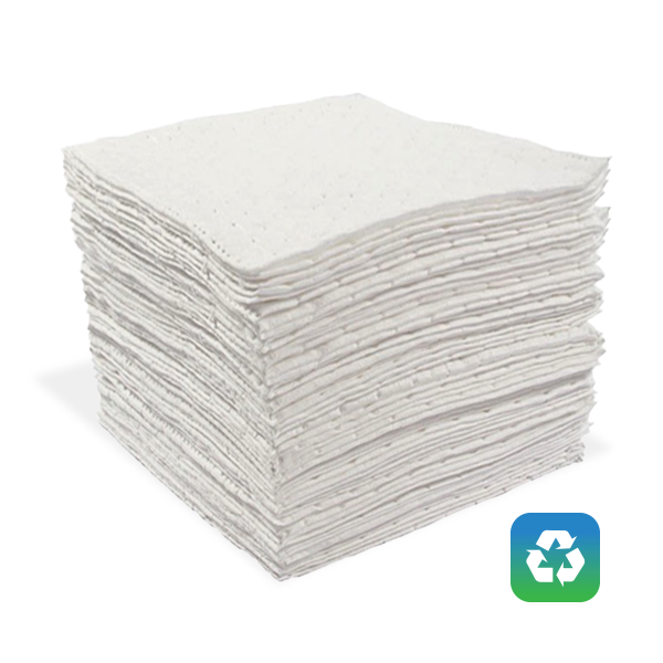 Oil-Only Absorbent Mat Pad, Sustayn 16in x 18in Heavyweight (100ct) OSR-75